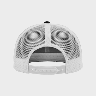 Gorra flexfit 6606T marina blanca personalizada